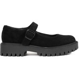 GOODIN Black suede platform shoes | shoptok.hr
