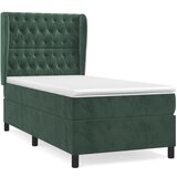  The Living Store Box spring postelja z vzmetnico temno zelena 80x200 cm žamet - Box Spring Postelja, (21450030) | Shoptok.si