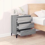  Komoda sivog hrasta sonome 60x35x70 cm od konstruiranog drva | shoptok.hr