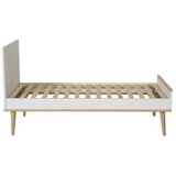 Qu-ax otroška posteljica flow 70x140 white & oak | Shoptok.si