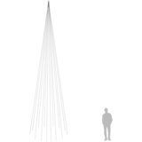  Božićno drvce na stijegu 1134 LED žarulje tople bijele 800 cm | shoptok.hr