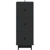  Predalna omara Črna 33 x 34,5 x 90 cm Inženirski les, (5000232455) | Shoptok.si
