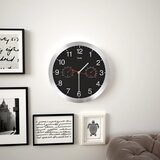 vidaXL Zidni sat s kvarcnim mehanizmom higrometrom i termometrom 30 cm cijene