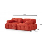 Atelier Del Sofa L1 1R Doblo Sofa, 2 Sedišta, Narandžasta | Eponuda.ba