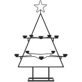  Metalno ukrasno božićno drvce crno 75 cm | shoptok.hr