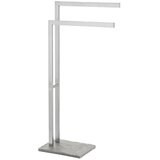 Wenko 20603100 - stalak za peškire granit 43,5x86,5 cm, nerđajući čelik/satin/siva Cene