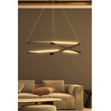 Opviq luster starway black yellow light Cene