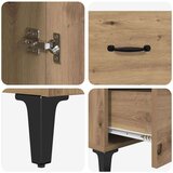  Strani šal Umetni hrast 69,5 x 34 x 90 cm Konstruiran les, (5000107923) | Shoptok.si
