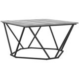  Kava Stol Siva Sonoma 80 x 80 x 45 cm Inženjerska drva i čelik | Eponuda.com