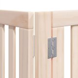 vidaXL Vrata za pse s vratašcima 6 panela sklopiva 480 cm drvo topole | shoptok.hr