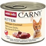  Mešano varčno pakiranje animonda Carny Kitten 12 x 200 g - Perutninski koktajl | shoptok.hr