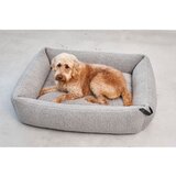 MiaCara Sivi krevet za pse od boucle tkanine 93x120 cm Senso Pebble L – | shoptok.hr