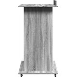  Govornica s kotačima i ladicom boja hrasta 55x55x107 cm drvena | shoptok.hr