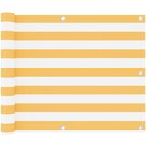 Furnova Balkonsko platno belo in rumeno 75x300 cm oksford blago, (22056904) Cene