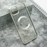  futrola clear elegant magsafe za iphone 15 plus/ srebrna Cene