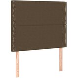  s oprugama i madracem tamnosmeđi 90 x 200 cm od tkanine | shoptok.hr