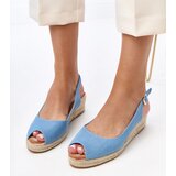 Gemre Blue wedge espadrille sandals Nevarez | ePonuda.com