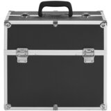  Kovčeg za šminku 38x23x34 cm crni aluminijski | shoptok.hr