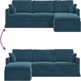 SOFA Kavč Modra Splošne dimenzije: 228 x 134 x 80 cm (Š x G x V), (5000144688) | Shoptok.si