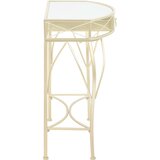  Bočni stolić u francuskom stilu metalni 82 x 39 x 76 cm zlatni | shoptok.hr