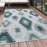 Novel RAVNO TKANA PREPROGA Bahama 240/340 cm tkano modra | Shoptok.si