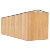  Vrtno spremište svjetlosmeđe 192 x 689 x 223 cm pocinčani čelik | Eponuda.com