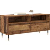 vidaXL TV ormar Staro drvo 100 x 34,5 x 44,5 cm Obrađeno drvo i čelik | shoptok.hr