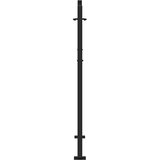  Vrtna vrata crna 100x125 cm čelična svjetlosna dizajna | shoptok.hr