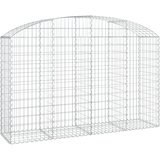  Gabionska košara s lukom 200x50x120/140 cm pocinčano željezo | shoptok.hr