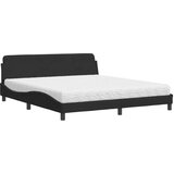  Krevet s madracem crni 180x200 cm baršunasti | shoptok.hr