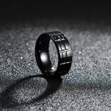  Prstan DOUBLE CROSS ČRNI | Shoptok.si