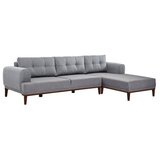 Atelier Del Sofa ugaona garnitura Vina Corner GreyWalnut | ePonuda.com