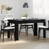  Stol za objedovanje Crni hrast 140 x 74,5 x 76 cm | shoptok.hr