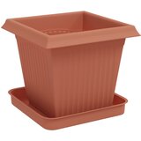  Saksije za biljke 24 pcs Crvena cigla 16 x 16 x 14 cm Plastika | shoptok.hr