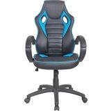 Möbelix Pisarniški Stol Speedy, Črna, Modra, Videz Usnja | Shoptok.si