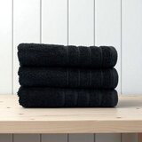  Peškir Bordura 50x100cm 550g/m2 Crna boja Indy ( VLK000665-crnabojaindy ) Cene