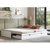 MID.YOU RAZTEGLJIVA POSTELJA 90-180 cm x 200 cm , bela | Shoptok.si