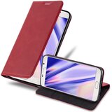 Cadorabo Case, združljiv s Samsungom v Apple Red - Zaščitni pokrov z magnetnim zapiranjem, stoječo funkcijo in režo za kartico, (20603427) | Shoptok.si