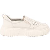 Sergio Leone Platform leather shoes beige | Shoptok.si
