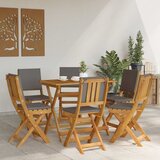  Vanjske bistro stolice 6 pcs Tamnosiva 38 x 46 x 85 cm | shoptok.hr