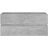 Ormarić za umivaonik siva boja betona 100 x 38,5 x 45 cm drveni | shoptok.hr
