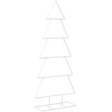  Metalno božićno drvce sa stalkom KUOPIO 150 cm Čelik Bijela - 150 cm Bijela bez LED svjetala | shoptok.hr