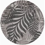 Lesnina XXXL PREPROGA ZA ZUNANJO UPORABO Floral 120/120 cm tkano siva | Shoptok.si