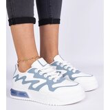 D/CEO marka niezdefiniowana Blue women's sneakers with denim accents Lasata | Eponuda.ba