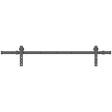 vidaXL Pribor za klizna vrata 152 cm čelični crni | shoptok.hr