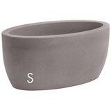 Nicoli Athena žardinjera 50x29x23 cm/ siva Cene