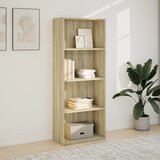 Regal za knjige boja hrasta 60x30x152 cm od konstruiranog drva | shoptok.hr