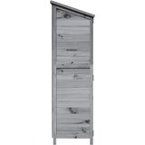  Vrtna Šupa Siva 106 x 56 x 176,5 cm Konstruirano drvo | shoptok.hr