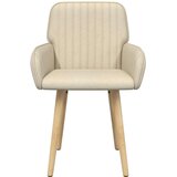  Trpezarijske stolice 2 pcs Tkanina Krem 56,5 x 50 x 87,5 cm | Eponuda.com
