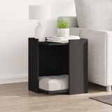 vidaXL Kutija za mačji pijesak crna 42x42x51 cm konstruirano drvo | shoptok.hr
